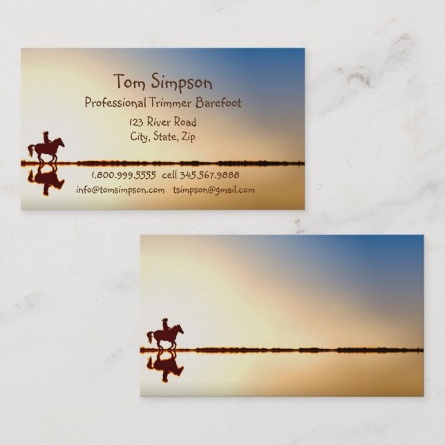 Cartão De Visita Cuidados De Cabine De Trimmer Do Armário Do Costei (Frente/Verso)