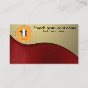 Cartão De Visita Culinária francesa