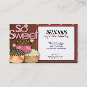 Cartão De Visita Cupcake