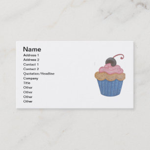 Cartão De Visita Cupcake