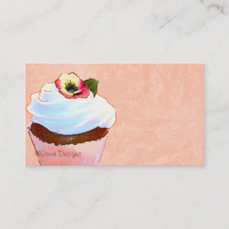 Cartão de visita Cupcake