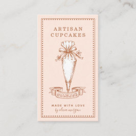 Cartão De Visita Cupcake Baker Bakery Pastry Chef