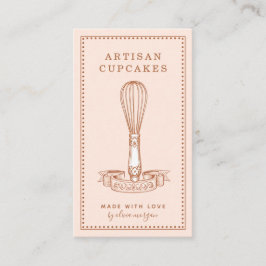 Cartão De Visita Cupcake Baker Bakery Pastry Chef