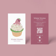 Cupcake Bakery Pastelaria Chef Código QR