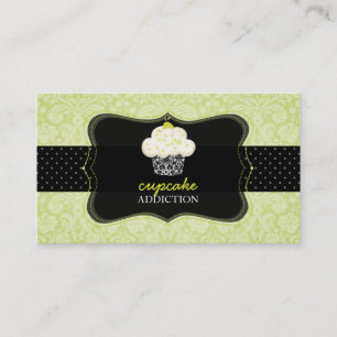 Cartão De Visita Cupcake de Esponja de Teclime PixDezines/pâtisseri