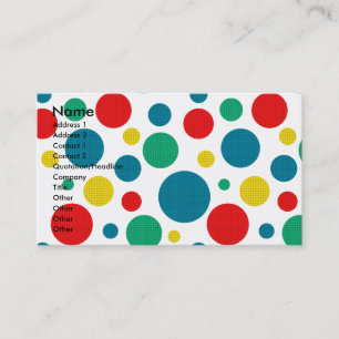 Cartão De Visita Cupcake do aniversário - GoldenDoodle