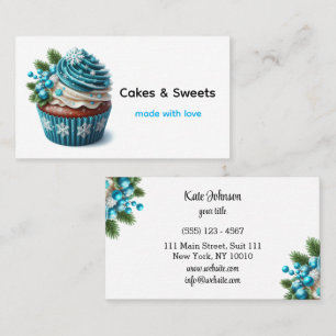 Cartão De Visita Cupcake Padaria Pastelaria Chef Catering