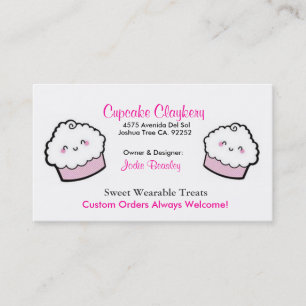 Cartão De Visita Cupcakes-1, Cupcakes-2, cupcake Claykery, 4575…