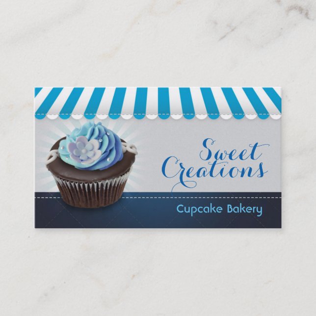 Cartão De Visita Cupcakes Bakery / Sweet Bakery / Desserts (Frente)