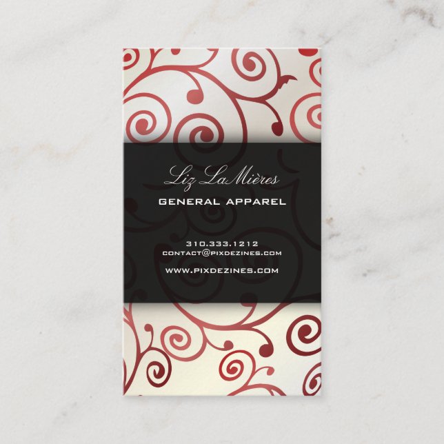 Cartão De Visita cupcakes PixDezines (Frente)