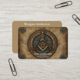 Cartão De Visita Curador de Energia Espiritual Reiki