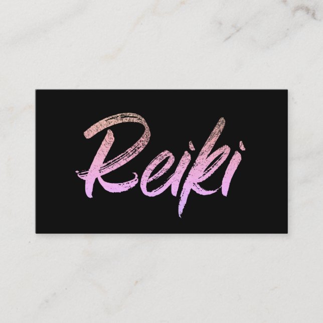 Cartão De Visita Curandeiro da energia do médico ou do mestre de (Frente)