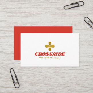 Cartão De Visita Curativo Adesivo Cruz | Cura e Cuidados