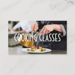 Cartão De Visita Cursos de Culinária Restaurante Bar Iron Chef