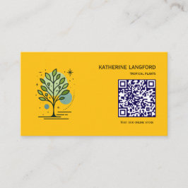 Cartão De Visita Custom Greenleaf Nursery Branding 