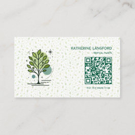Cartão De Visita Custom Greenleaf Nursery Branding 
