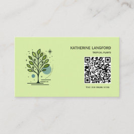 Cartão De Visita Custom Greenleaf Nursery Branding 