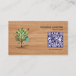 Cartão De Visita Custom Greenleaf Nursery Branding 