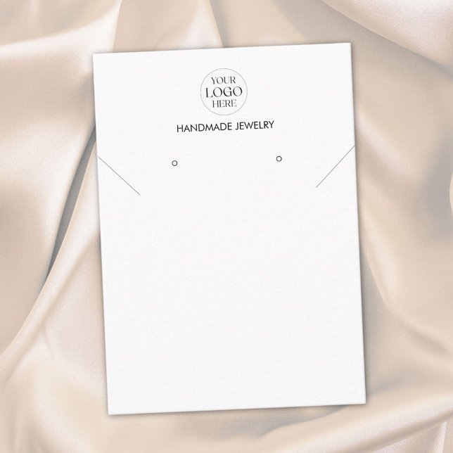 Cartão De Visita Custom Logo Modern Minimalist Simple Display Card (Close up)