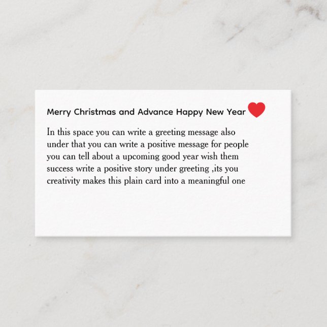 Cartão De Visita Custom Spread love card (Frente)