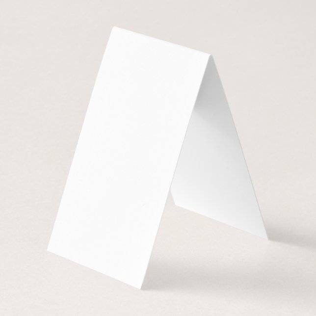 Cartão De Visita Custom white simple Design Add Photo or Text (Verso)