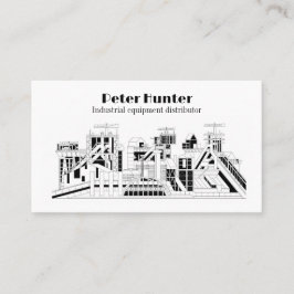 Cartão De Visita Customizable Heavy Industry Business Card