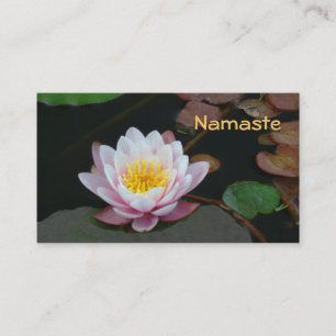 Cartão de visita customizável, flor de Lotus
