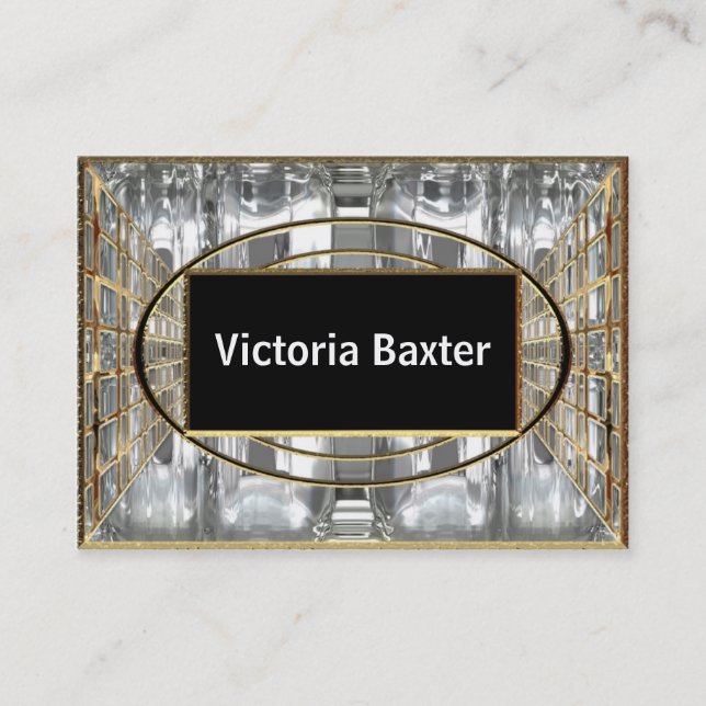 Cartão De Visita Customizável Glace de Marquea (Frente)