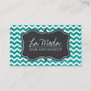 Cartão de visita customizável Glamourous do brilho