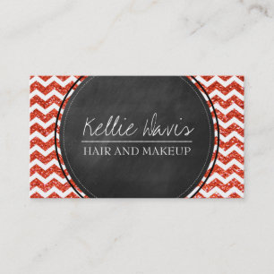 Cartão de visita customizável Glamourous do brilho