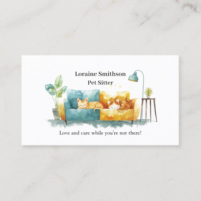 Cartão De Visita Cuta e Kawaii, uma espécie de tratamento de tomado (Frente)