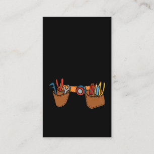 Cartão De Visita Cute Carpenter Tool Belt Future Craftsman