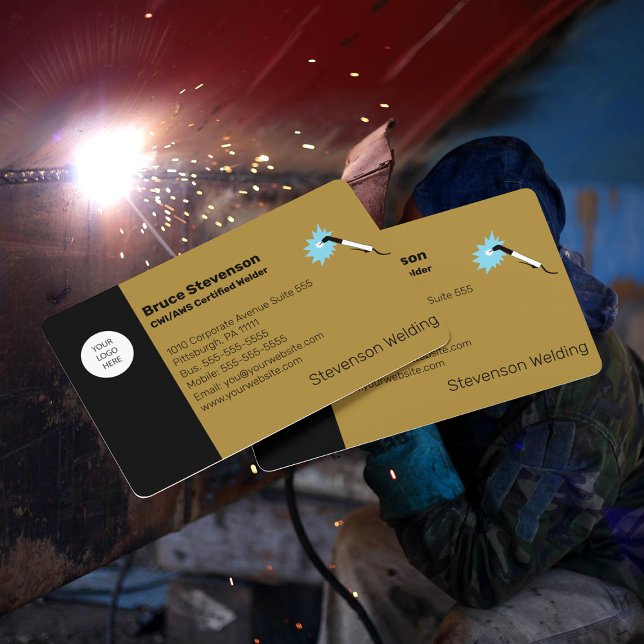 Cartão De Visita CWI | Soldadura certificada AWS (Criador carregado)