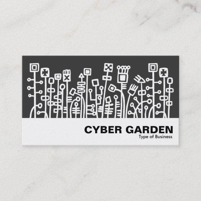 Cartão De Visita Cyber Garden 08 (Frente)