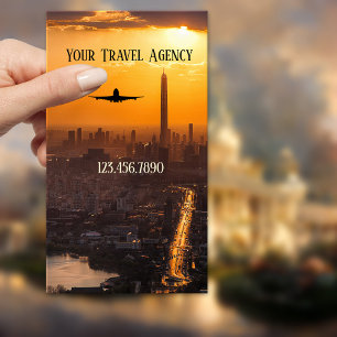 Cartão de Visita da Agência de Viagens China