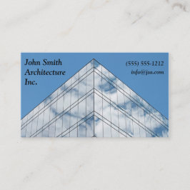 Cartão de visita da arruela do arquiteto/janela
