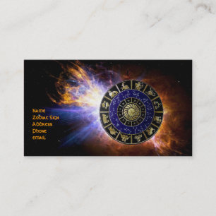 Cartão de visita da astrologia