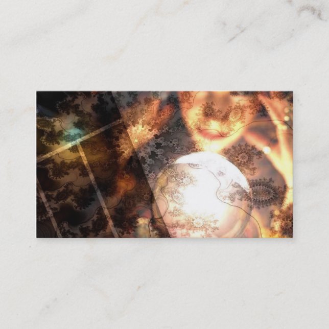 Cartão de visita da bola de cristal (Frente)