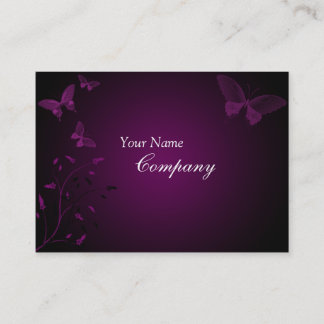 Cartão de visita da borboleta