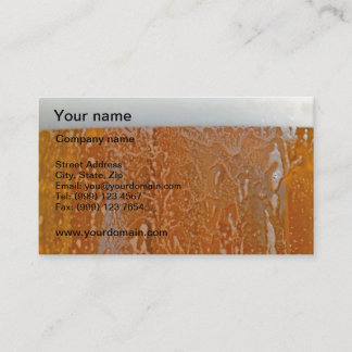 Cartão de visita da cerveja