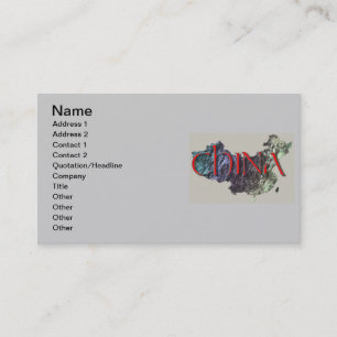 Cartão de visita da China