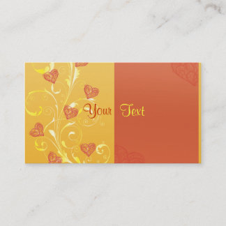 Cartão de visita da cor completa