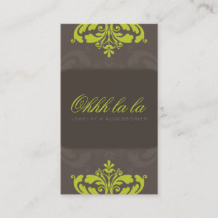 CARTÃO DE VISITA da COUTURE: couture flourar 4AP
