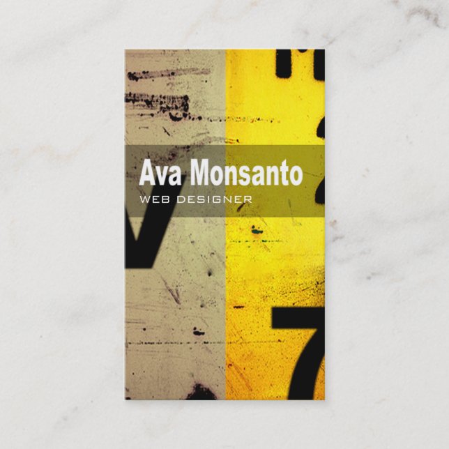 Cartão de visita da "desenhista da tecnologia da (Frente)