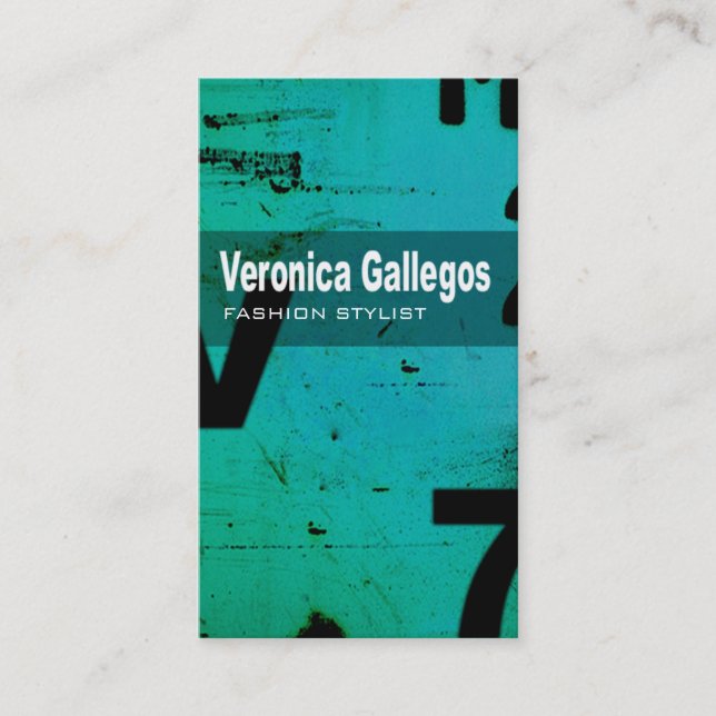 Cartão de visita da "estilista da tecnologia da (Frente)