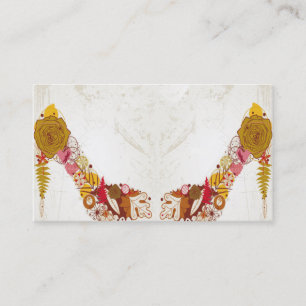 cartão de visita da indústria de calçados