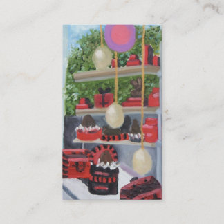 Cartão de visita da janela de Paul Lamotte