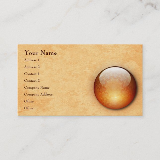 Cartão de visita da jóia da renovação (Frente)