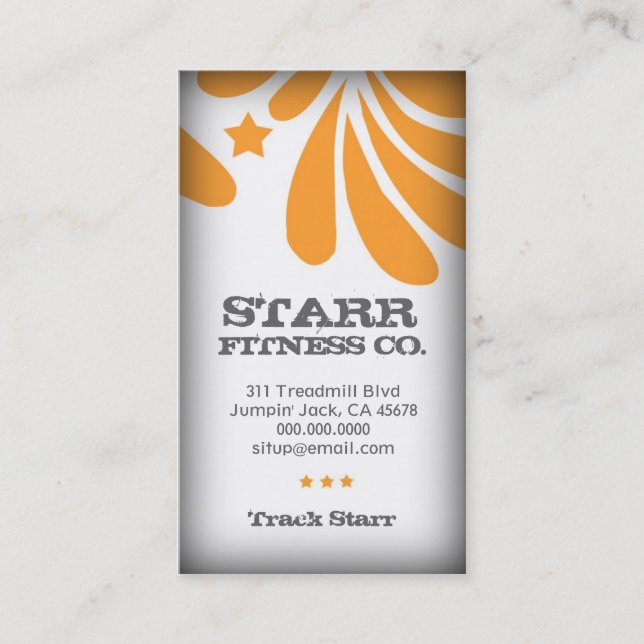 CARTÃO DE VISITA DA LARANJA DE 311 FRESHTASTIC (Frente)