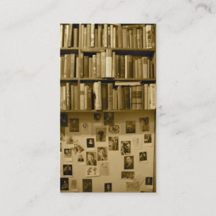 Cartão de visita da livraria